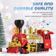thumbnail image 5 of TYMZDYN Classical Train Toy Electric Steam Locomotive Engine with Smoke, Automatic Bump & Go Trucks with Lights Sound, for Kids Age 3 and Up Boys Girls Children, 5 of 6