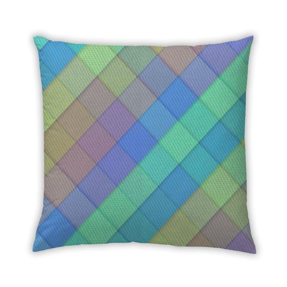 Ahgly Company Outdoor Square Contemporary Throw Pillow, 18 inch by 18 inch