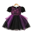 thumbnail image 3 of Vividxx Girls Dress Halloween Short Sleeve Dress Party Tutu Dress For Toddler Hallowmas‌ 3 Years, 3 of 6
