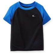Boy's Raglan Active Tee Black/Blue