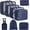 Indigo, variant on Mygreen 8 Set Packing Cubes Luggage Packing Organizers for Travel Accessories-Cream