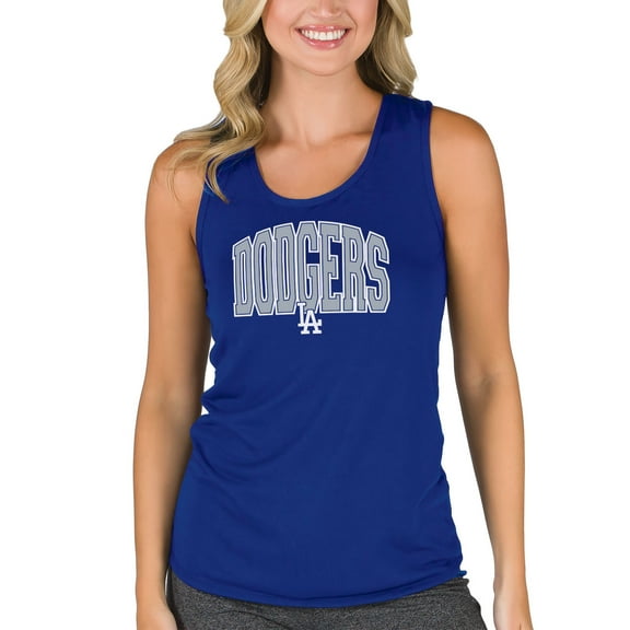Women's Concepts Sport  Royal Los Angeles Dodgers Marathon Racerback Tank Top