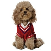Preppy Tennis Sweater, Red