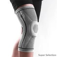 thumbnail image 4 of Knee Support Brace With Silicone Gel Pad - Medical Grade Patella Strap For Meniscus Pain Relief, Compression Sleeve For Running, Basketball, Volleyball, Workout, Joint Protection, 4 of 23