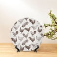 thumbnail image 6 of Gaeub Chickens Print Ceramic Plate,Dinner Plates,Bone China Decorative Plates with Display Stand,Art Ceramic Ornaments for Wall Hanging Decoration-6in, 6 of 6