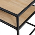 thumbnail image 2 of 40" Contemporary Metal and Wood TV Stand - Coastal Oak, 2 of 6