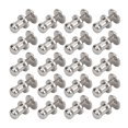 thumbnail image 1 of Nail Rivet Rivet Screw Rivet Screw Set Round Head Rivet Screw Round Head Rivet Screw Set 20 Sets Screw Nail Rivet Copper Round Head Stud Spot Screwback For Bracelet Bag Clothes, 1 of 8