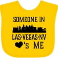 thumbnail image 3 of Inktastic Las Vegas Nevada Someone Loves Me Skyline Boys or Girls Baby Bib, 3 of 4