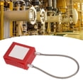 thumbnail image 4 of Lockout Tagout Kit, Insulating Durable 85mm Shackle Lockout Cable  Robust  For Industrial Shutdown Isolation Red, 4 of 8