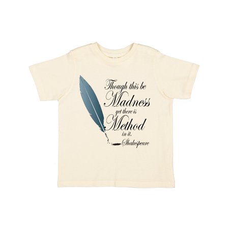 

Inktastic Shakespeare Hamlet Madness Gift Toddler Boy or Toddler Girl T-Shirt