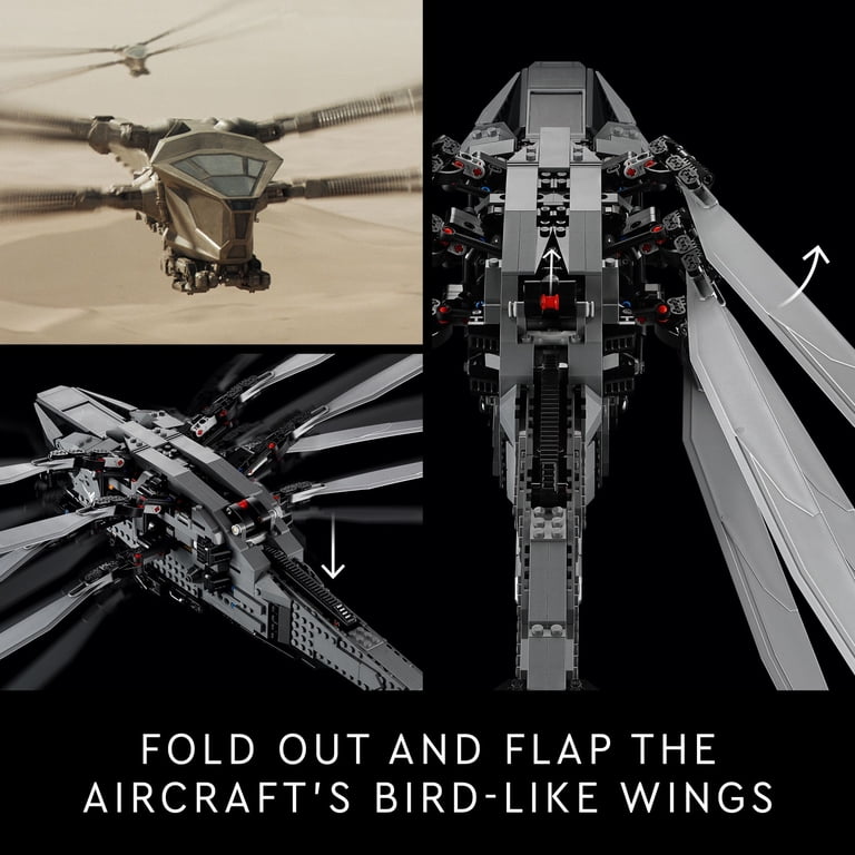LEGO Dune Atreides Royal Ornithopter Spaceship, Collectible Model