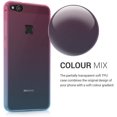 thumbnail image 3 of IBAOLE Étui Compatible avec Huawei P10 Lite - Étui Transparente Dégradée - Bicolore Rose Foncé/bleu/transparent, 3 of 7