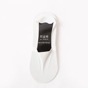 Men Summer Thin Ultra Low Cut No Show Boat Socks Cool Seamless Invisible Non Slip Silicone Heel Grip Flat Liner Hosiery