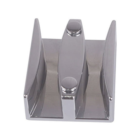 Gordon Glass Bright Chrome Guide for Frameless Sliding Shower Doors from 5/32" up to 5/16" Thick