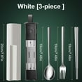 thumbnail image 6 of Kohagoki New Portable Cutlery Set High Quality Stainless Steel Tableware Set Fork Spoon Chopstick Camping Travel Flatware Set With Box, 6 of 7