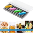 thumbnail image 5 of Bandeja para cubitos de hielo con tapa (paquete de 2), bandejas para cubitos con cierre fácil de presionar y extraer, ideal para botellas deportivas y de agua., 5 of 5