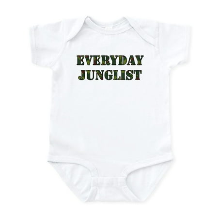 

CafePress - Everyday Junglist (Black Border) Infant Bodysuit - Baby Light Bodysuit Size Newborn - 24 Months