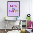 thumbnail image 3 of Stupell Industries Contemporary Life Is Sweet Gummies Brown Floating Frame Canvas Art, 25 x 31, by LISH Creative, 3 of 8