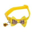 thumbnail image 1 of Plaid Bow Cat Dog Collar Adjustable With Bell Collar W, 1 of 8