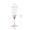 B, variant on Gold Rim Wine Glasses, Elegant Stemmed Red Wine and Champagne Glass, Multipurpose Decorative Glass Cups for Home Dinner and Party Use