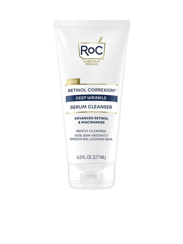 roc retinol correxion deep wrinkle serum cleanser, 6 0 oz kuttigen svájci anti aging