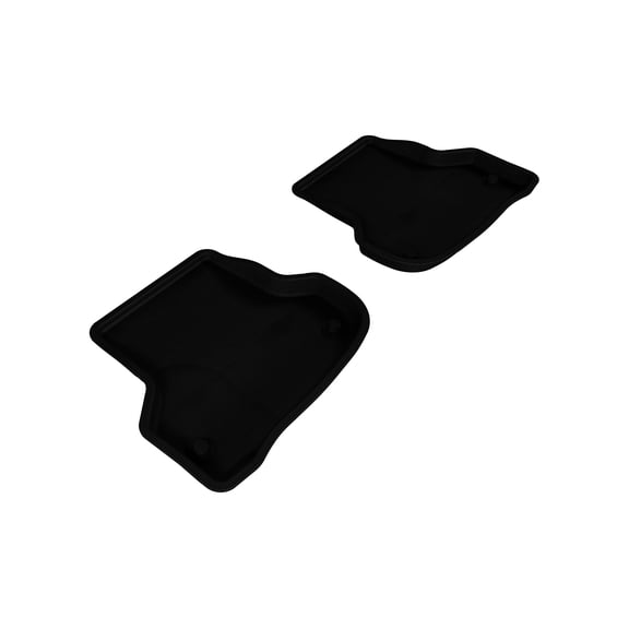 3D MAXpider 2006-2013 Audi A3 Kagu 2nd Row Floormats - Black (L1AD00521509)