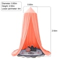 thumbnail image 2 of Bed Canopy for Girls, Soft Pink Princess Canopy for Girls Bed, Dreamy Decor Frills Bed Canopies for Kids Room, Hanging Canopy Bedding Drapes Toddler Reading Nook Play Tent, 2 of 5