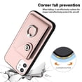 thumbnail image 3 of Allytech Wallet Case for Apple iPhone 11 Pro Max with Ring Holder Stand, Vintage Premium PU Leather 8 Cards Slots Shockproof Bumper Anti-Scratch Magnetic Closure Case Cover for iPhone 11 Pro Max,Pink, 3 of 6