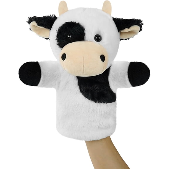 Hand Puppet Educational Learning Tool for Imaginative Play Farm Animal Stuffed Toy Adult Size Fit Role Play Storytelling Goat