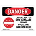 thumbnail image 1 of SignMission OS-DS-A-1824-L-2417 18 x 24 Po Signe de Danger OSHA - Pulvérisation Chimique en Cours, 1 of 1