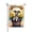 Style 4, variant on Cute Dog With Daffodils Welcome Garden Flag 12x18 Inch Double Sided Spring Floral Puppy Yard Decoration For Outdoor Lawn & Patio