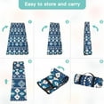 thumbnail image 6 of Extra Large Picnic Blanket(80 "x 80"), 3-Layer Thickening Waterproof Camping Blanket, Sandproof Picnic Blanket for Beach, Machine Washable, Wear-Resistant, Soft and Comfortable(Boho Blue), 6 of 6