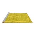 thumbnail image 2 of Ahgly Company Machine Washable Indoor Rectangle Persian Yellow Bohemian Area Rugs, 7' x 9', 2 of 4