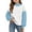 Blue #129, variant on Kids' Sweatshirt Color Block Mock Neck Dropped Shoulder Long Sleeve Casual Pullover Basic Cute Solid Color Fall Top