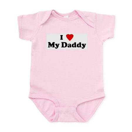 

CafePress - I Love My Daddy Infant Bodysuit - Baby Light Bodysuit