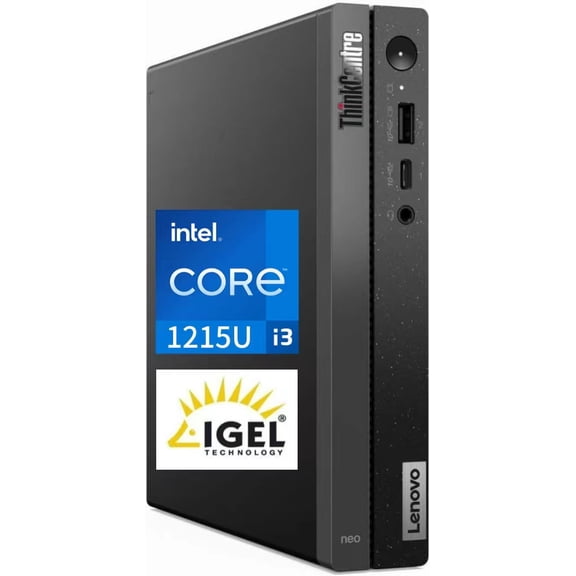 Lenovo ThinkCentre Neo 50q Gen 4 Thin Client Desktop,Intel® Core™ i3-1215U Processor, 32GB DDR4 RAM,1TB SSD, HDMI, Wi-Fi 6,Bluetooth, IGEL Linux