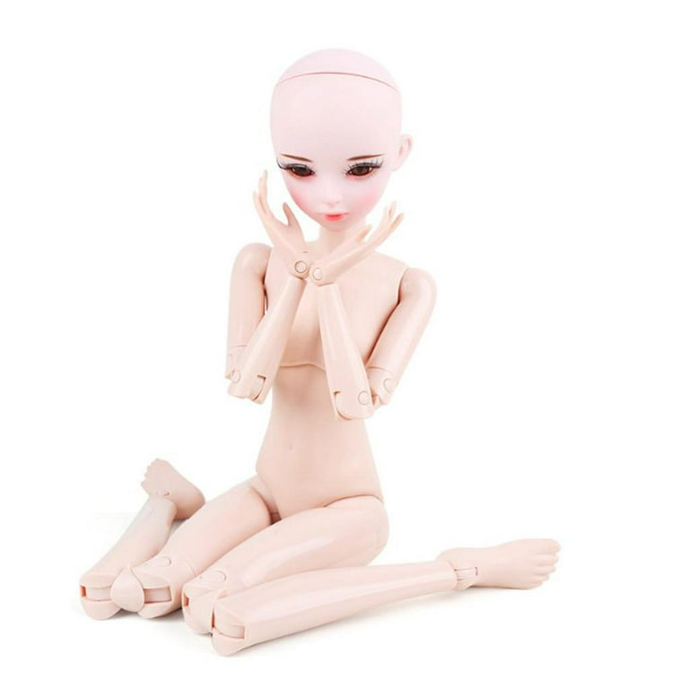 60CM Nude Body 1/3 BJD Doll 18 Ball Joints Doll Body Without Outfits BJD's  DIY