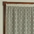 thumbnail image 2 of Touch of Class Victorian Ivory Floral Lace Rod Pocket Curtain, 56 x 63 in, 2 of 3