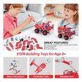 thumbnail image 3 of Juguetes De Metal Para Niños Montaje Educativo 1 En 4 Malubero Rojo, 3 of 5