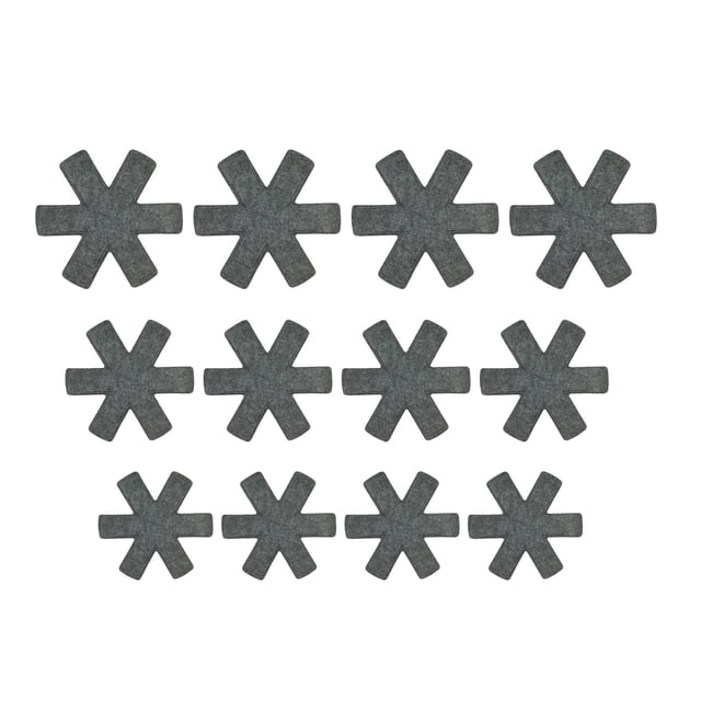 12 protectores de ollas y sartenes reutilizables multiusos para encimeras de casa y cocinas. 4*38cm+4*35cm+4*26cm4*38cm+4*35cm+4*26cm4*38cm+4*35cm+4*26cm