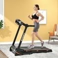 Clearance! Folding Electric 3.5HP Treadmill With Incline Medium Running Machine Motorised LCD