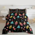 thumbnail image 2 of Feelyou Cartoon Ballet Princess Queen Comforter Set for Kid, Nutcracker Royal Guarder Bedding Sets, Christmas Tree Reversible Bedding Comforter Set, Ultra Soft Home Decor, 3pcs, 2 of 8