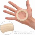 thumbnail image 5 of Natural Wood Rings Set of 30 - 60mm Unfinished Circles for DIY Crafting & Macrame Projects, 5 of 5