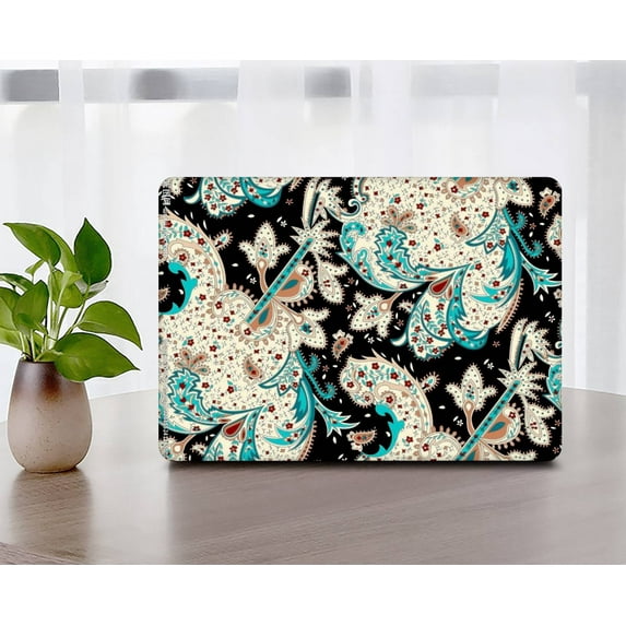 KSK KAISHEK Hard Shell Case Compatible with MacBook Pro 16 inchs with Touch ID Type C + Black Keyboard Cover Model: M2 A2780 A2485 M1 (Flower 22)