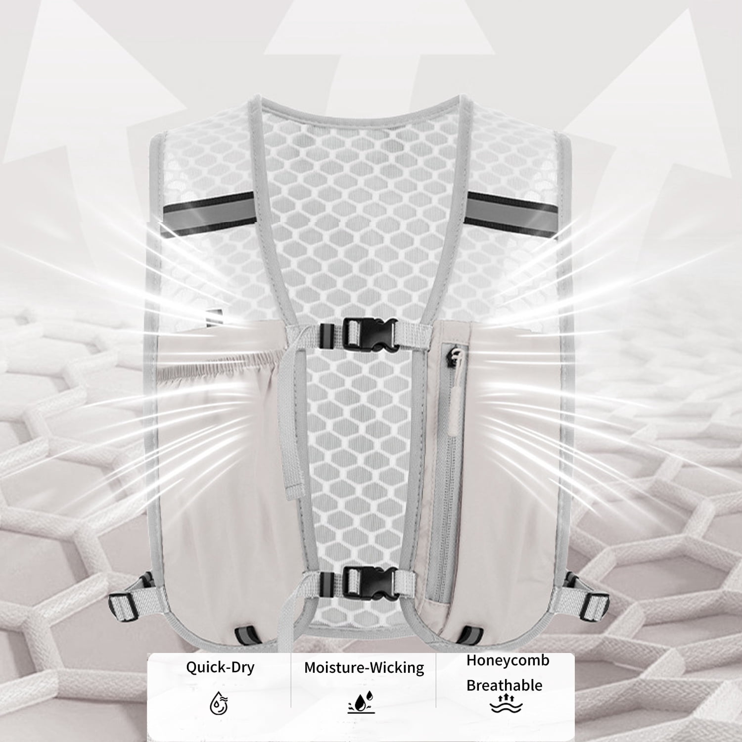 WEHUSE Hydration Running Vest Backpack Pack for Women and Men Jogging Trail Race Marathon Cycling Hiking