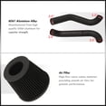 thumbnail image 2 of AJP Distributors Cold Air Short Ram Intake CAI Induction System Black Aluminum Pipe Piping Kit + Filter Compatible/Replacement For Honda Civic DX LX 1.6L SOHC 1996 1997 1998 1999 2000 96 97 98 99 00, 2 of 5