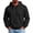 Black, variant on Zivyakyron Fleece Hoodies for Men Athletic Long Sleeve Pullover Fall Loose Solid Men's Sweatshirts Workout Pink M