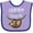 Lavender and Purple, variant on Inktastic Grampy Loves Me Cute Sloth and Baby Boys or Girls Baby Bib