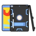 thumbnail image 2 of Dteck Case For Apple iPad 8th Generation 10.2-inch 2020,iPad 7th Gen 10.2" 2019 Shockproof 3 in 1 Design Rugged Hybrid Armor Rubber Hard Case Kickstand Protective Cover,Black+Blue, 2 of 6