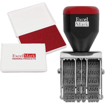 ExcelMark #1.5 Line Dater with Red Ink Pad | Walmart Canada